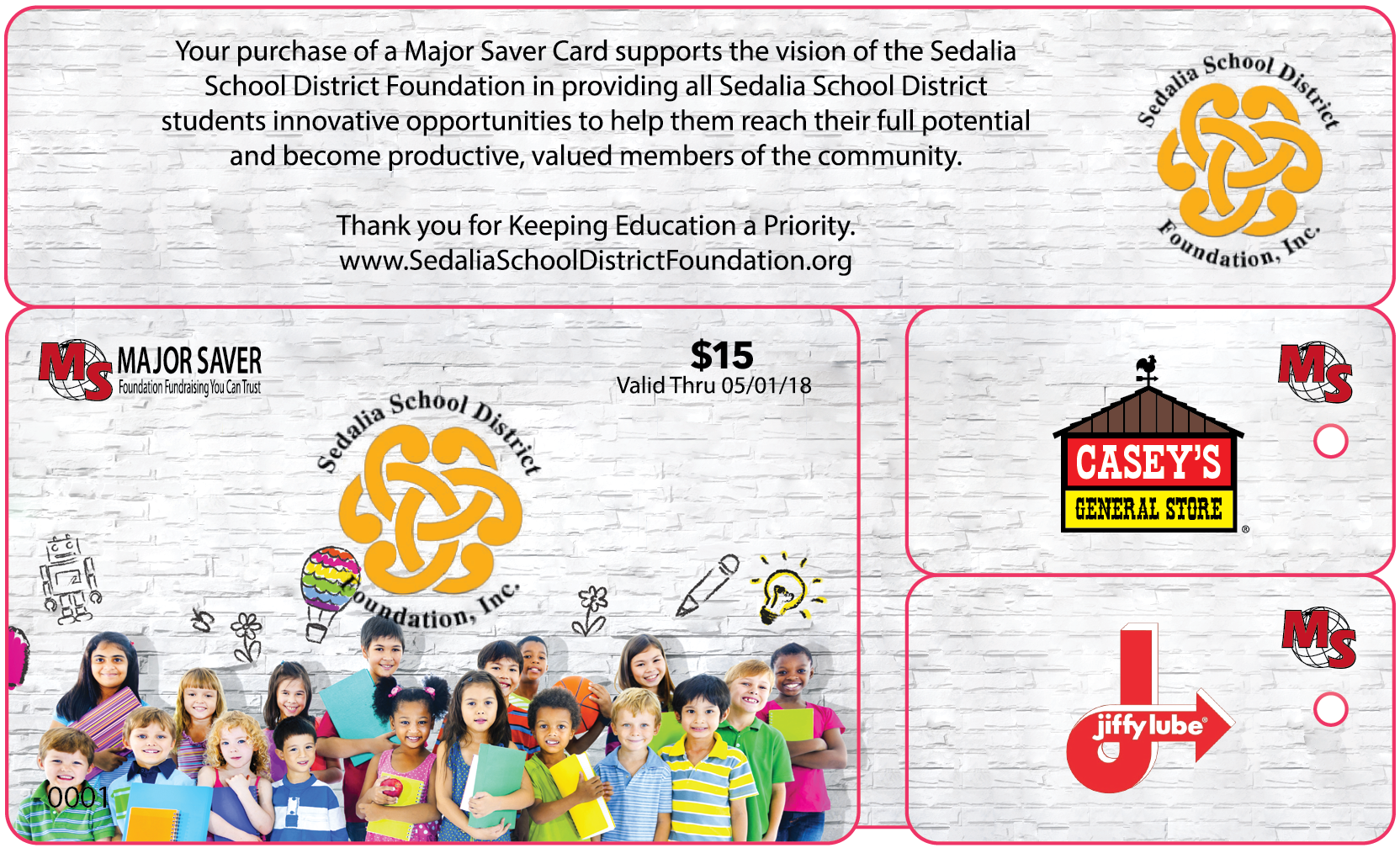 Major Saver 2016-17 Major Saver Card